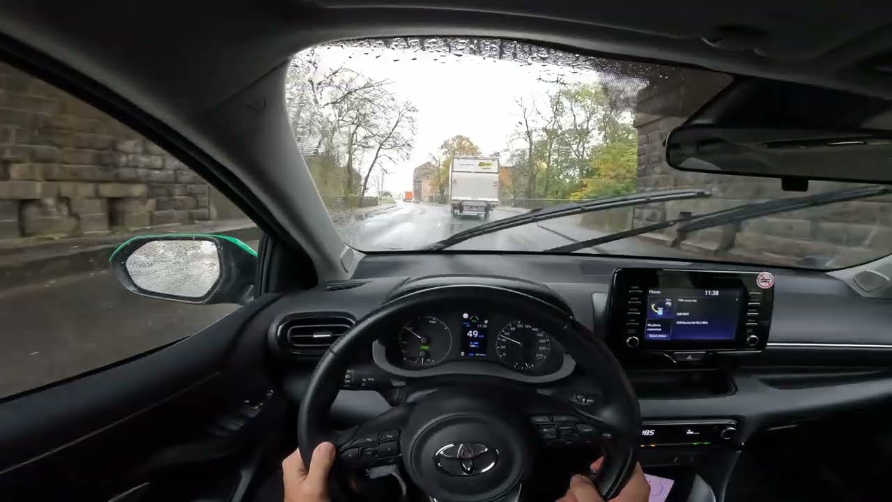 Autumn Riga city driving | Latvia 🇱🇻 4K | Cockpit POV GoPro | Toyota