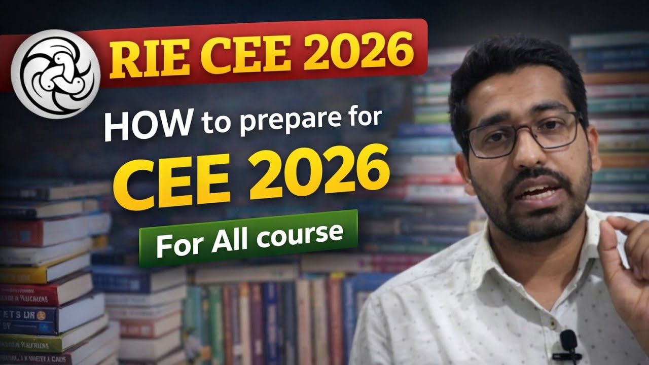 RIE CEE 2026|| How to prepare & crack by Self Study| free Study material|#rie_cee_2026#ncetitep2026 
