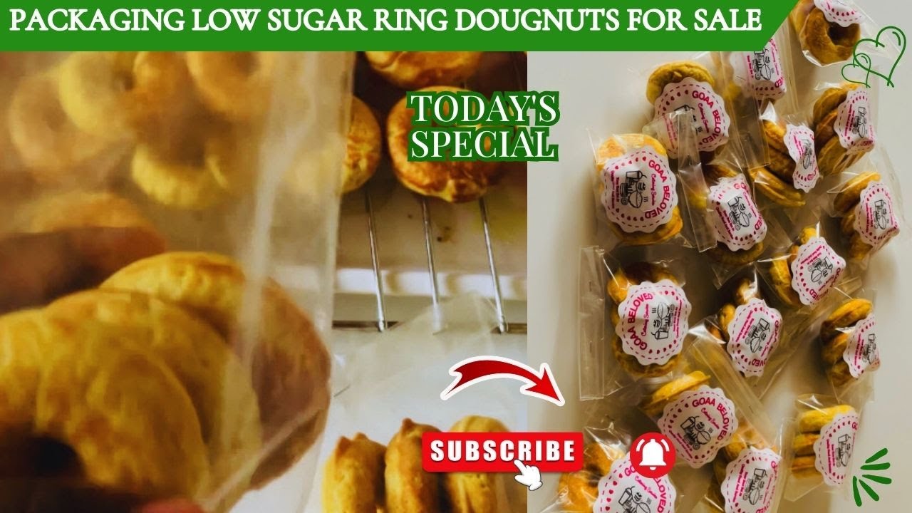 Homemade Commercial Ring Doughnut Packaging | Very Simple 