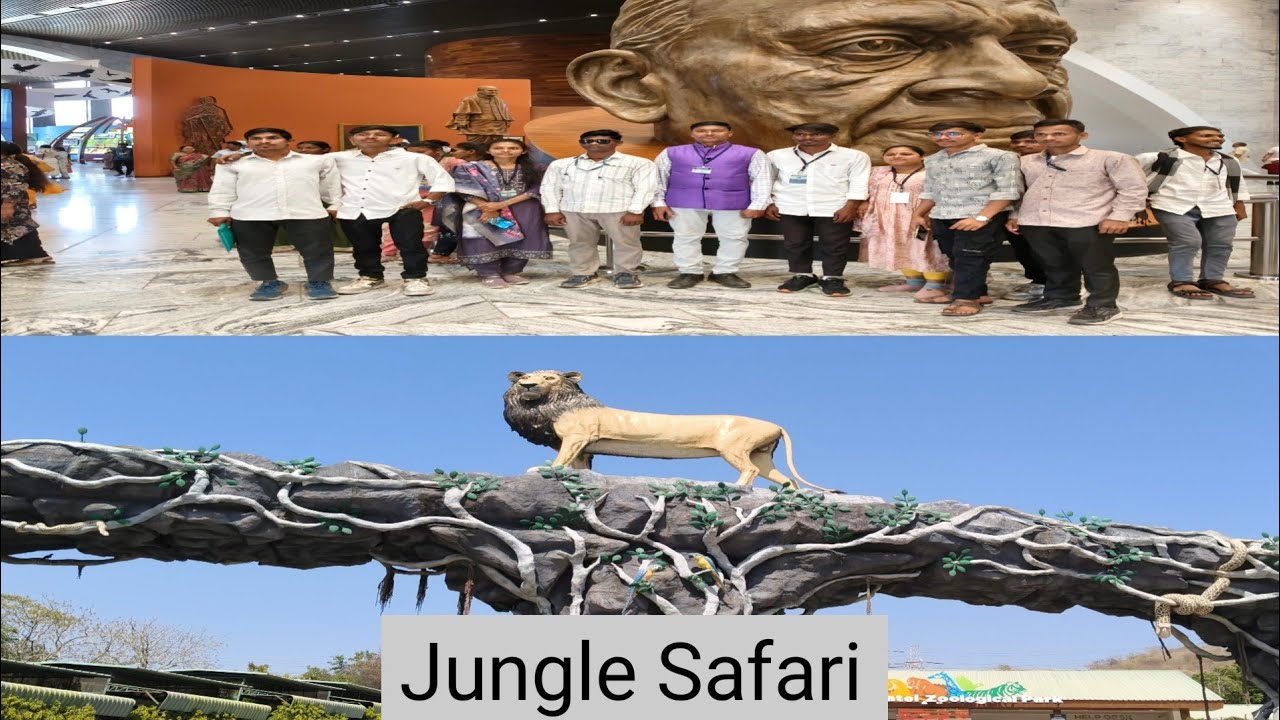Statue Of Unity | Jungle Safari and Maje Garden | Pavan Rathva 