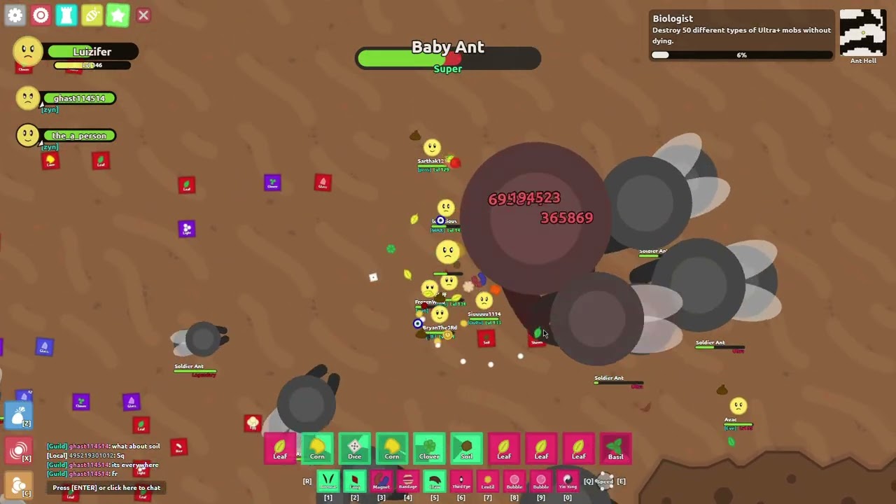 Greeding a Free Baby | florr.io