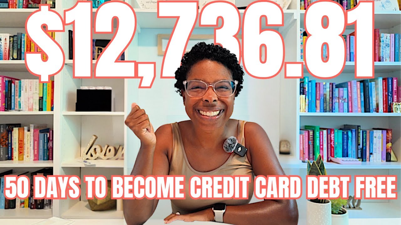 50 DAYS TO PAY OFF $13,000 CREDIT CARD DEBT | DEBT PAYOFF | DEBT FREE | CREDIT CARDS | BOLD FAITH