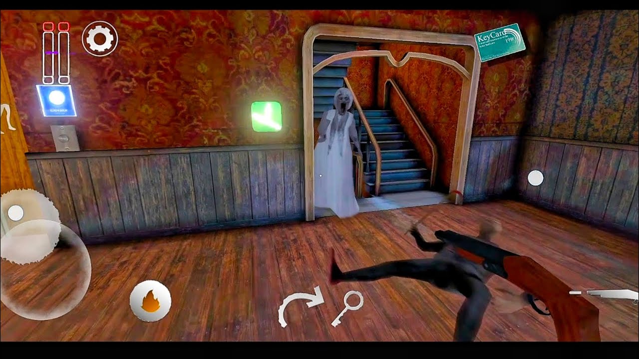 I Shot Down Grandpa And Just Then Slendrina Mom Came | #granny #granny5 #grannygame 