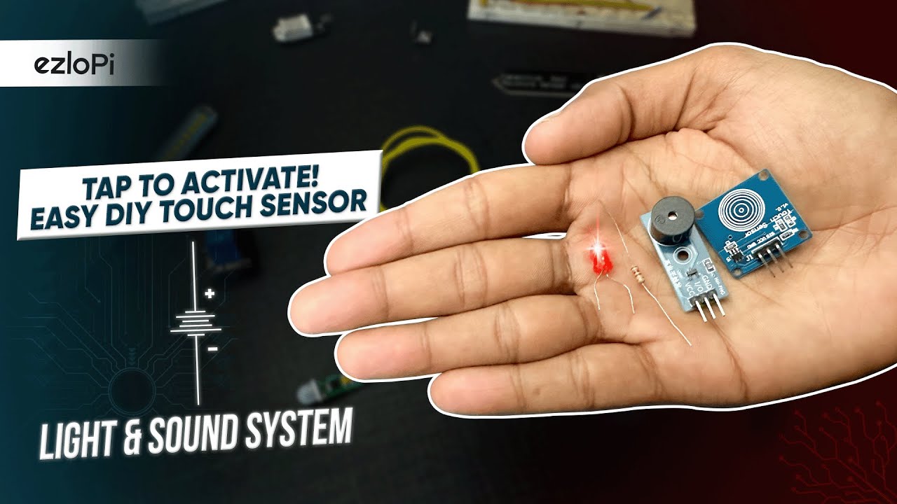 Tap to Light: Touch Sensor & Buzzer for Kids' Room Fun!