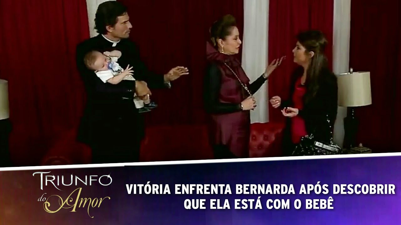Triunfo do Amor - Vitória enfrenta Bernarda após descobrir que ela levou o pequeno João Paulo