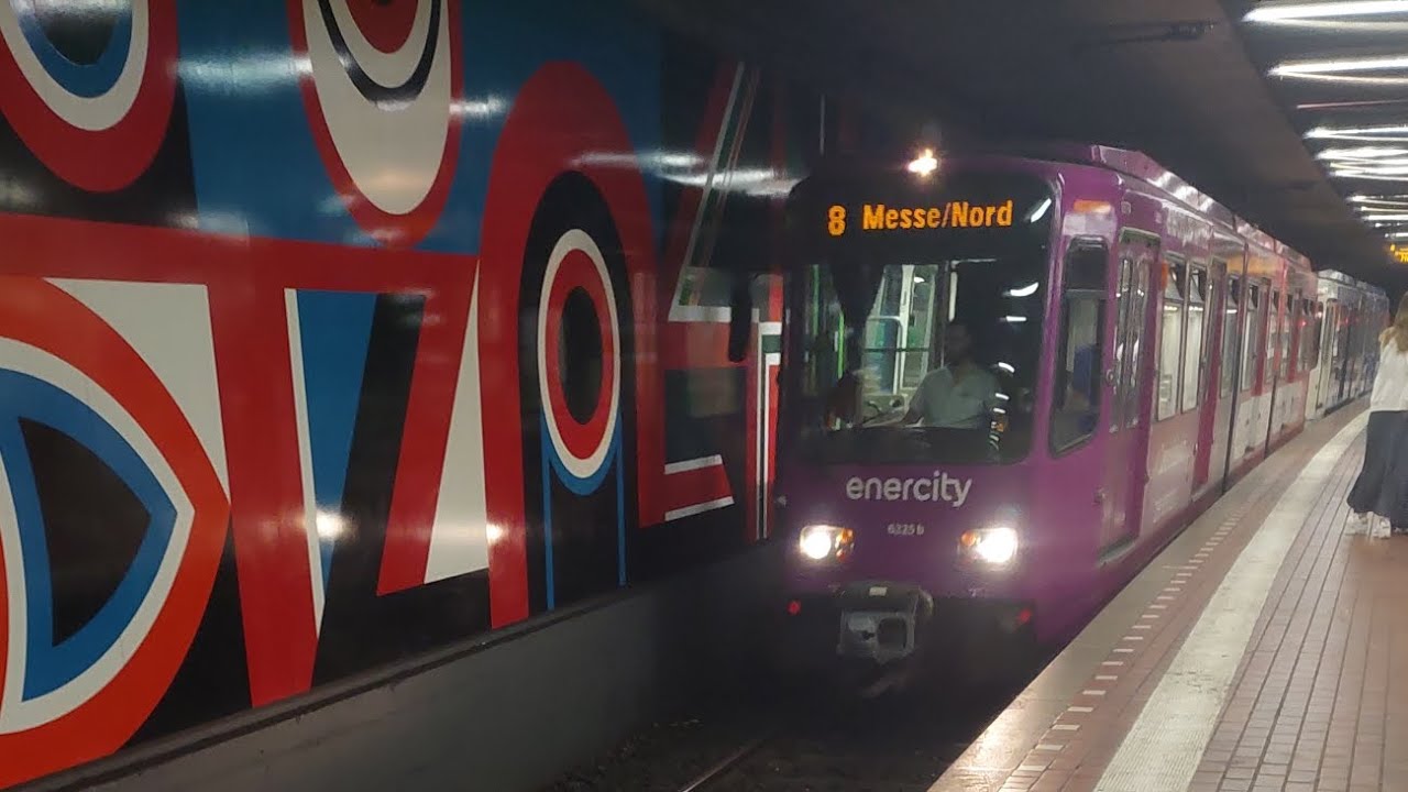 Stadtbahn Hannover | Mitfahrt in der 8 Von Hauptbahnhof bis Messe Nord im TW6000