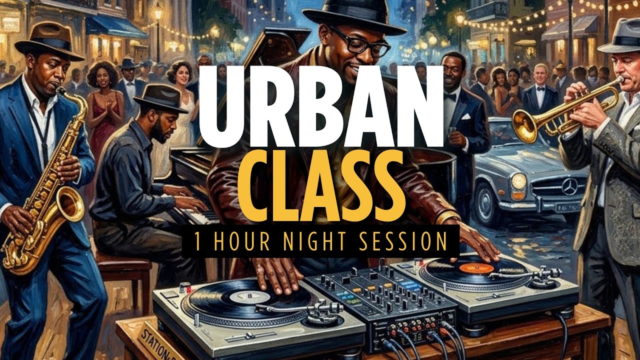 Sophisticated 50s Street Jazz 🥂 Station-Bop: The Outdoor Gala (1 Hour of Rhythmic Class)