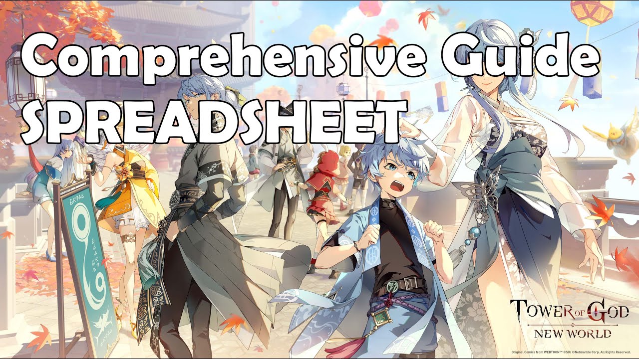 Comprehensive Guide: Spreadsheet [ToG: New World]