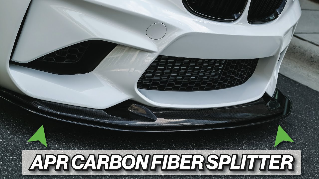 FROM CARDBOARD TO CARBON FIBER - CUSTOM MADE APR SPLITTER FOR MY BMW M2.