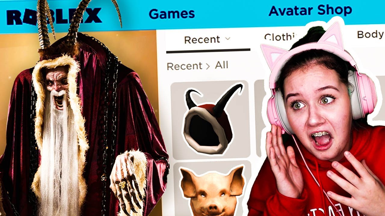 MAKING CREEPY KRAMPUS A ROBLOX ACCOUNT!!