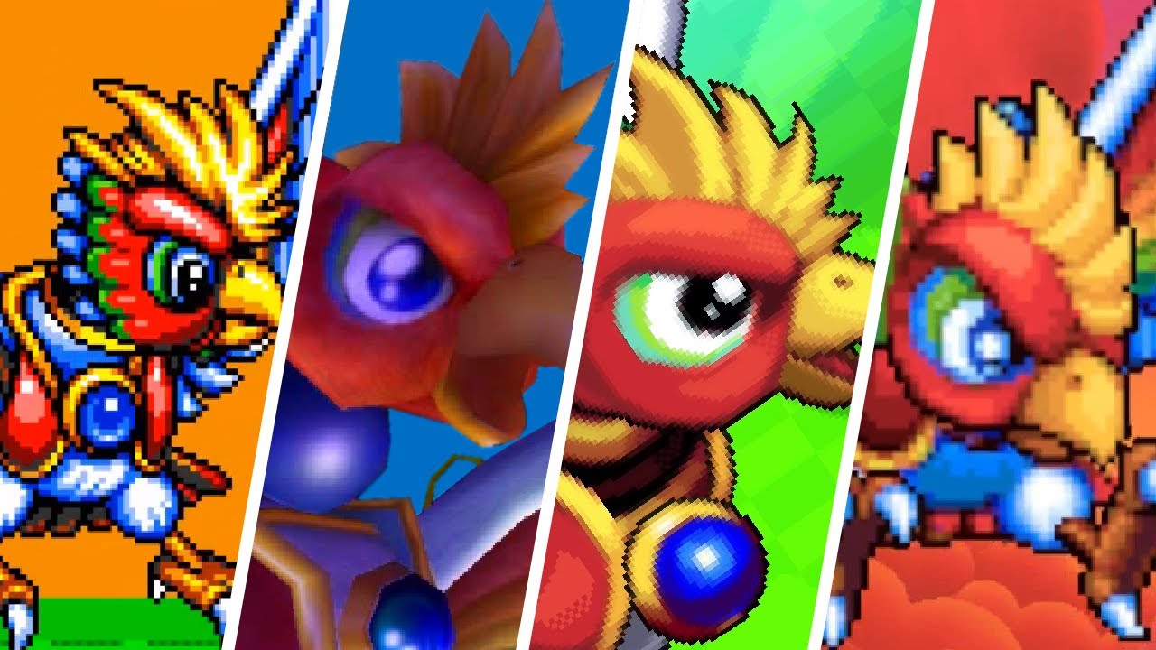 Evolution of Dyna Blade in Kirby Games (1996-2020)