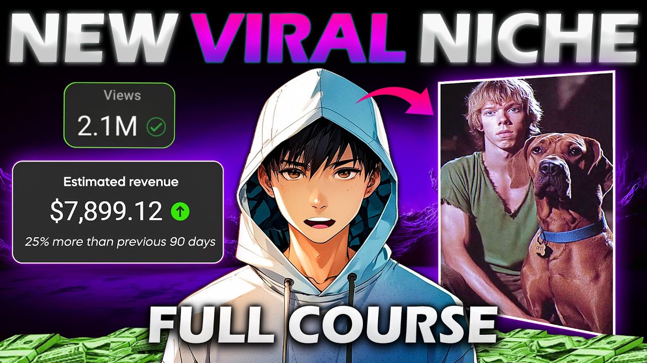 How I Made $60,000 from 1950's Film Dark Fantasy TikTok Videos - Full Tutorial!