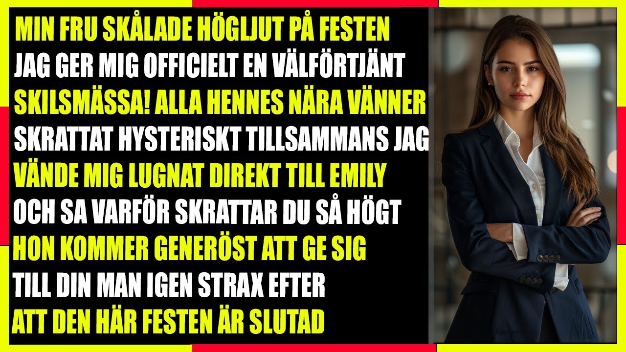 Hon skålade För min välförtjänta skilsmässa Mitt svar tystade hela bordet