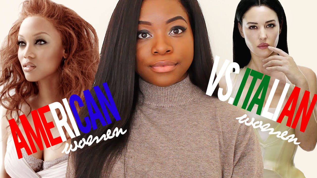American Women vs Italian (le donne americane vs le donne italiane) SUB ITA