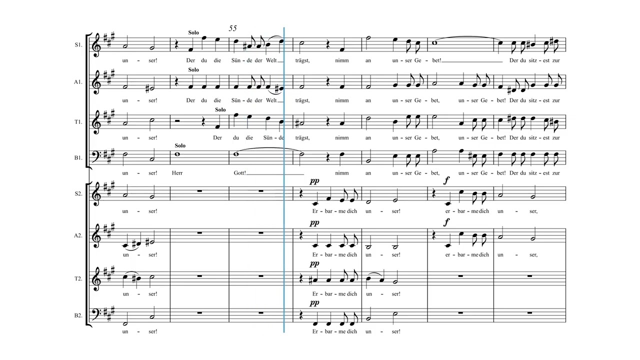 Deutsche Liturgie - F. Mendelssohn - Ehre - Soprano 2