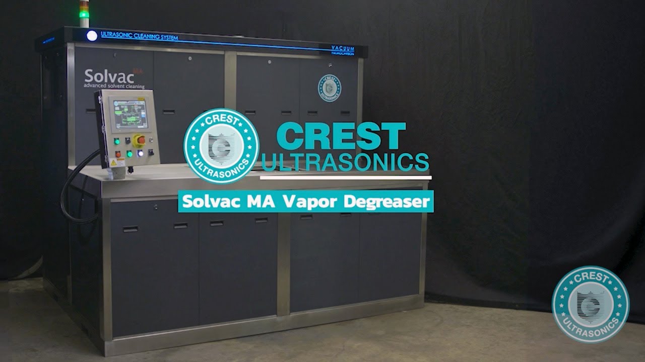 The Solvac MA Ultrasonic Precision Cleaning System
