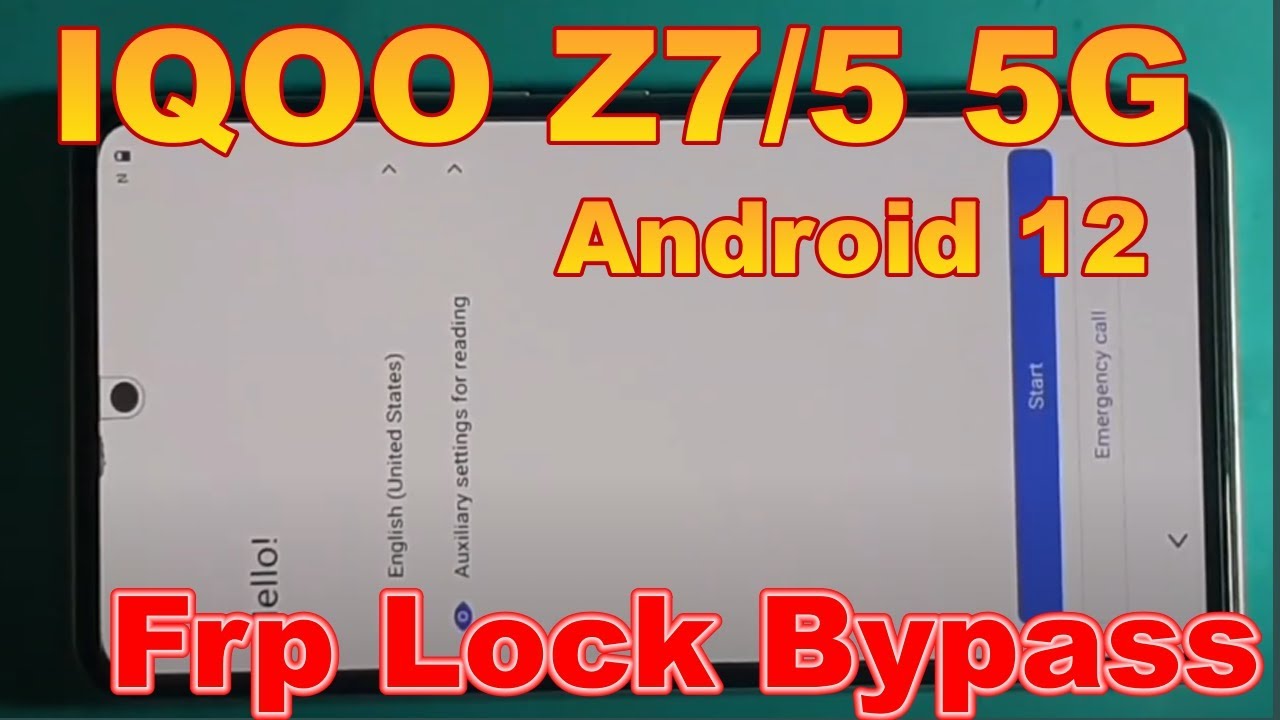 IQOO Z7/5 5G Frp Bypass Android 12 Update /All IQOO Google Account Bypass Without PC 100% work 2022
