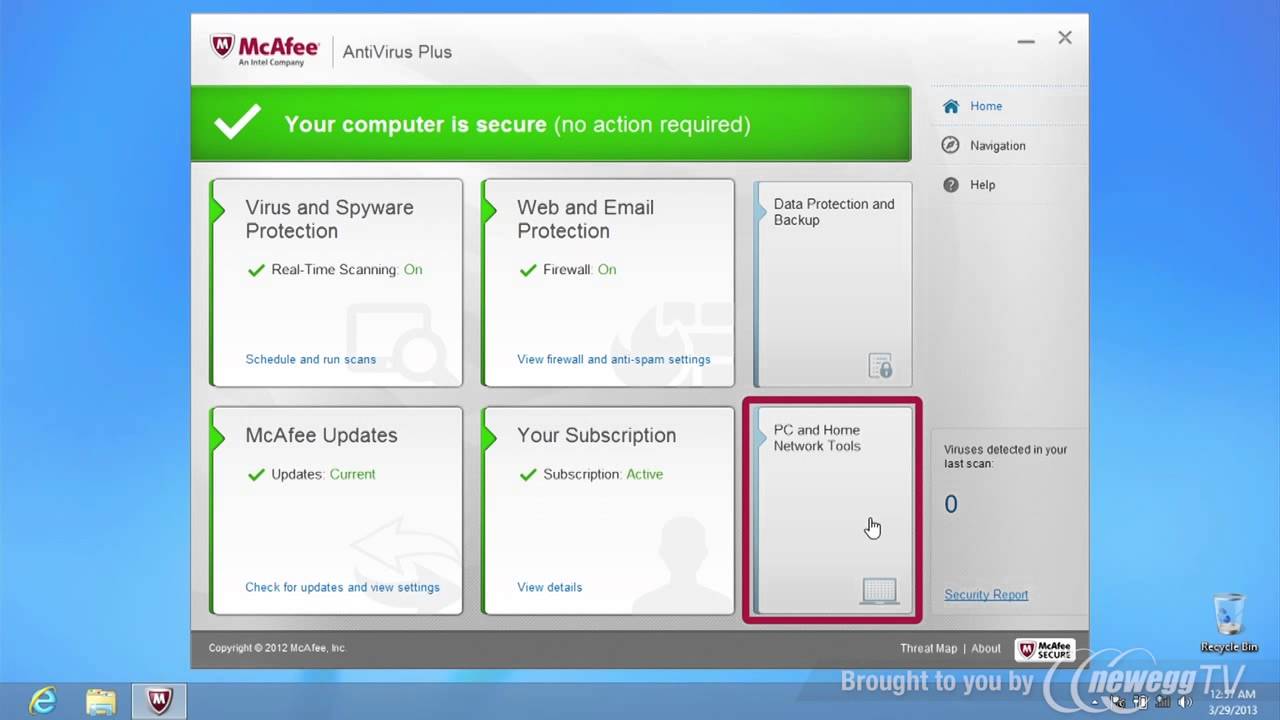 McAfee AntiVirus Plus 2014 - Product Tour