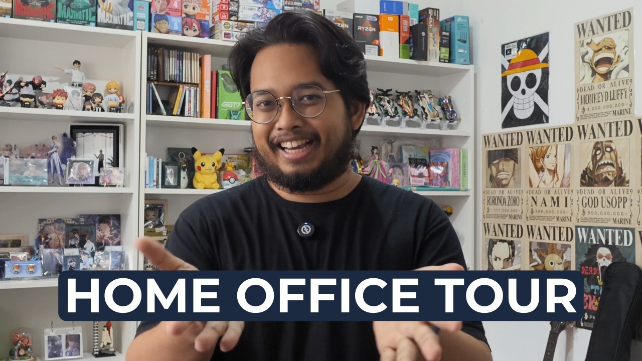 Home Office Tour | Desk Setup, Anime, Game, Novel, Music | Indonesia