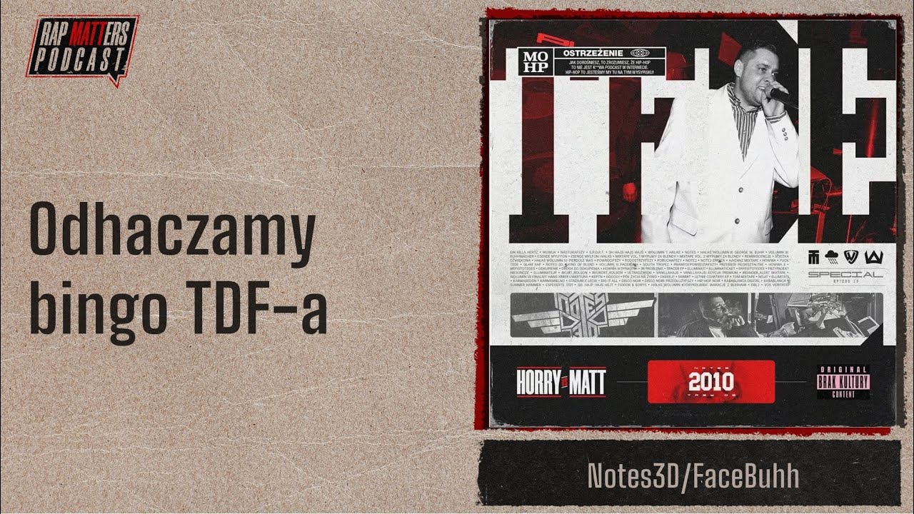 Odhaczamy bingo TDF-a | Notes3D/FaceBuhh (Tede Special, part 13)