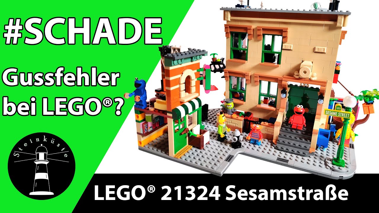 Zwei verschiedene gleiche Teile?- LEGO&reg; Ideas 21324 - Sesamstra&szlig;e