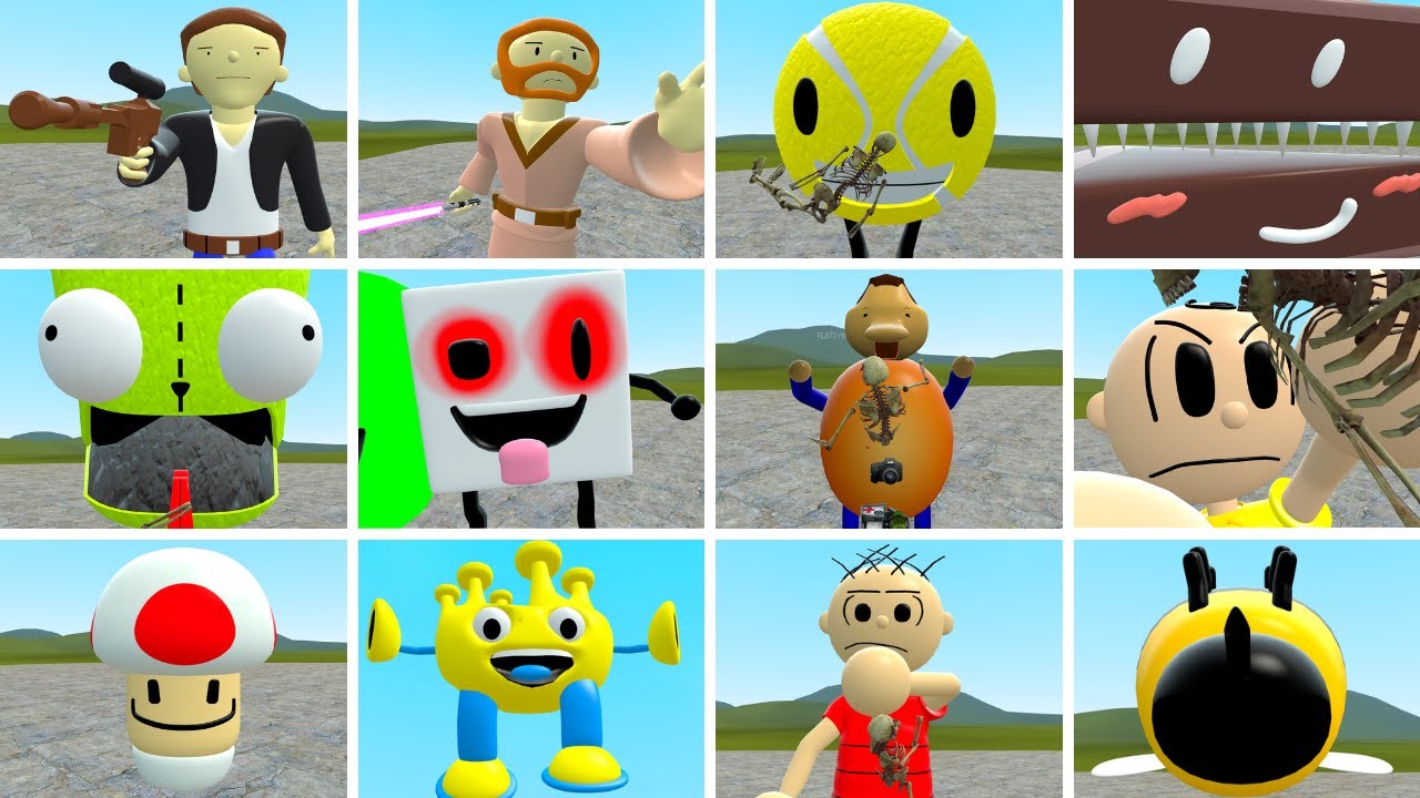 😵Совершенно новые 3D-мемы Nextbot Fanmaces v12 и v13 в Gmod!
