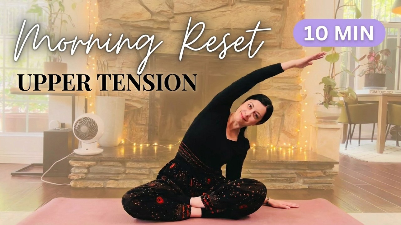 10 Minute Upper Body Yoga for Tension Relief | Morning Stretch