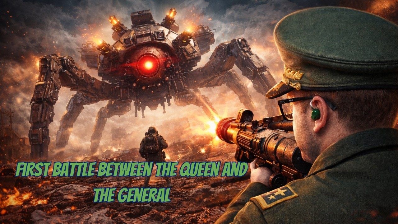 First battle between the Queen and the General