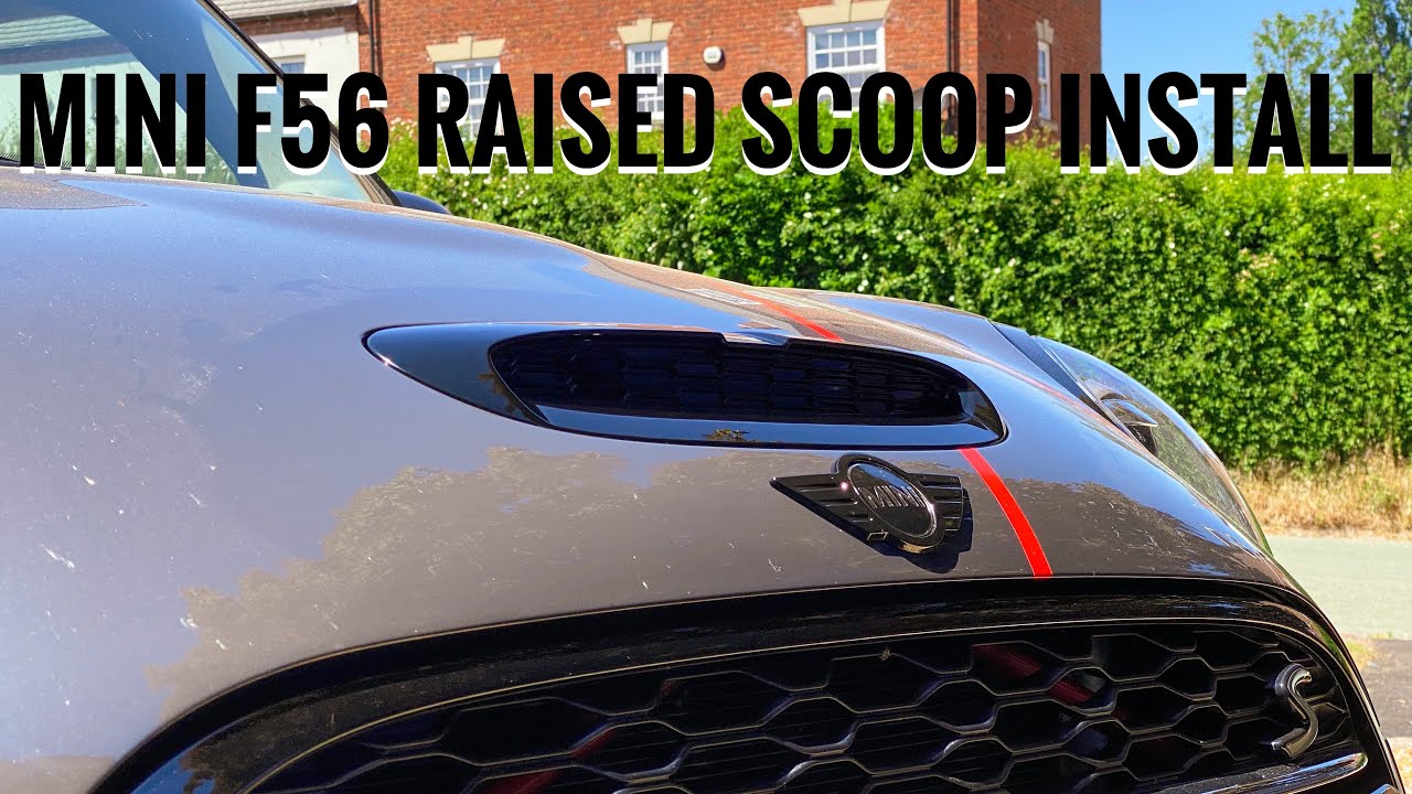SMPS2012 MINI F56 RAISED BONNET SCOOP INSTALL