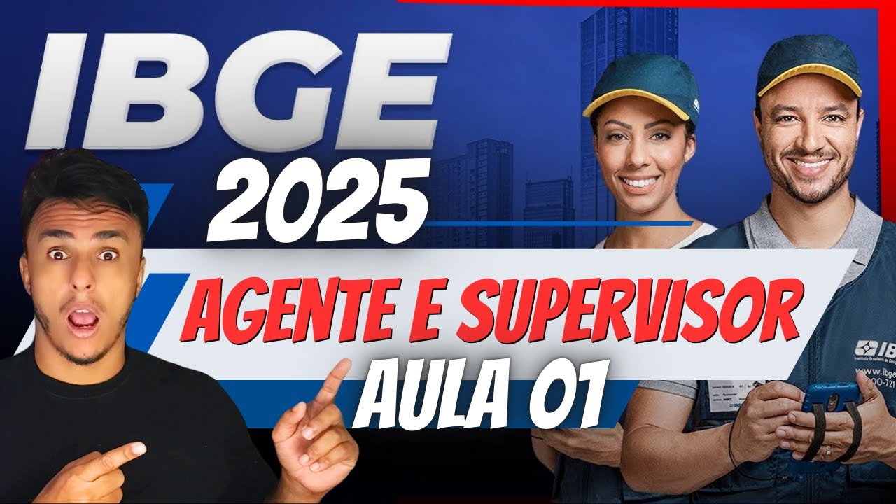 🚀 AULA 01 - RACIOCÍNIO LÓGICO (ARITMÉTICA) | IBGE (Agente e Supervisor) | PREPARAÇÃO COMPLETA 2025!