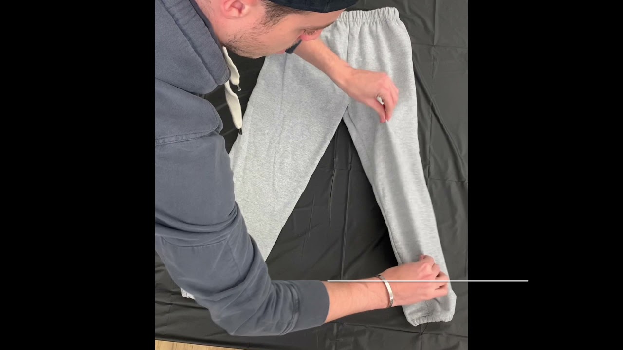 How to measure sweatpants