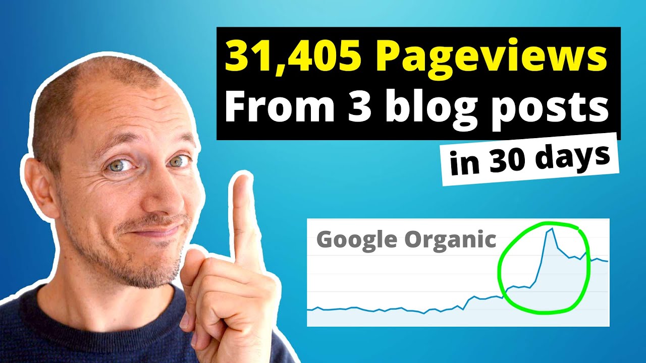 31,405 Pageviews From Google in 30 days (From 3 Articles!)