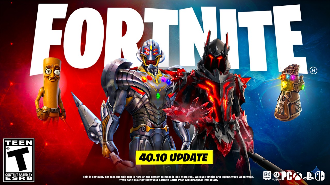Обновление Fortnite 40.10 уже доступно!