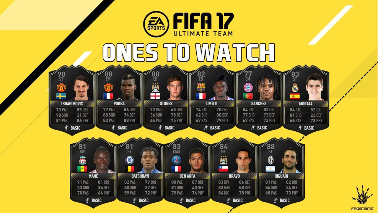 Fifa 17 Ultimate Team | ONES TO WATCH (OTW) | New Card Predictions!