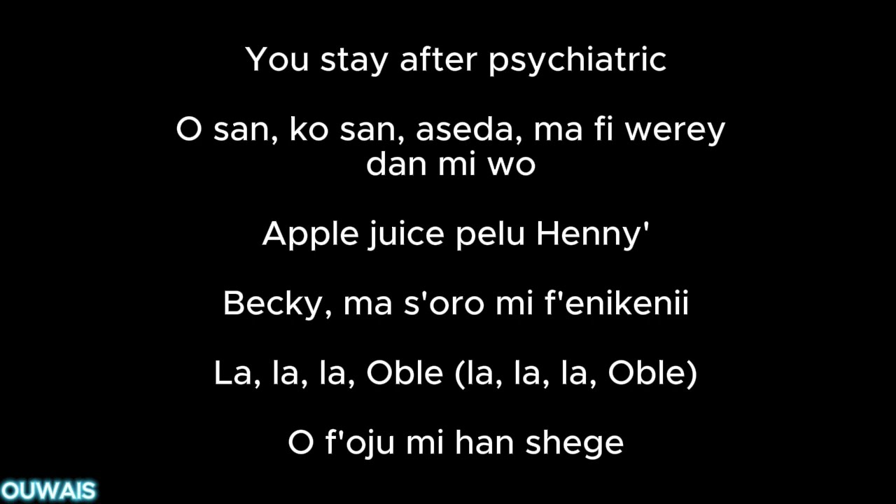 Seyi Vibez - Flakky lyrics