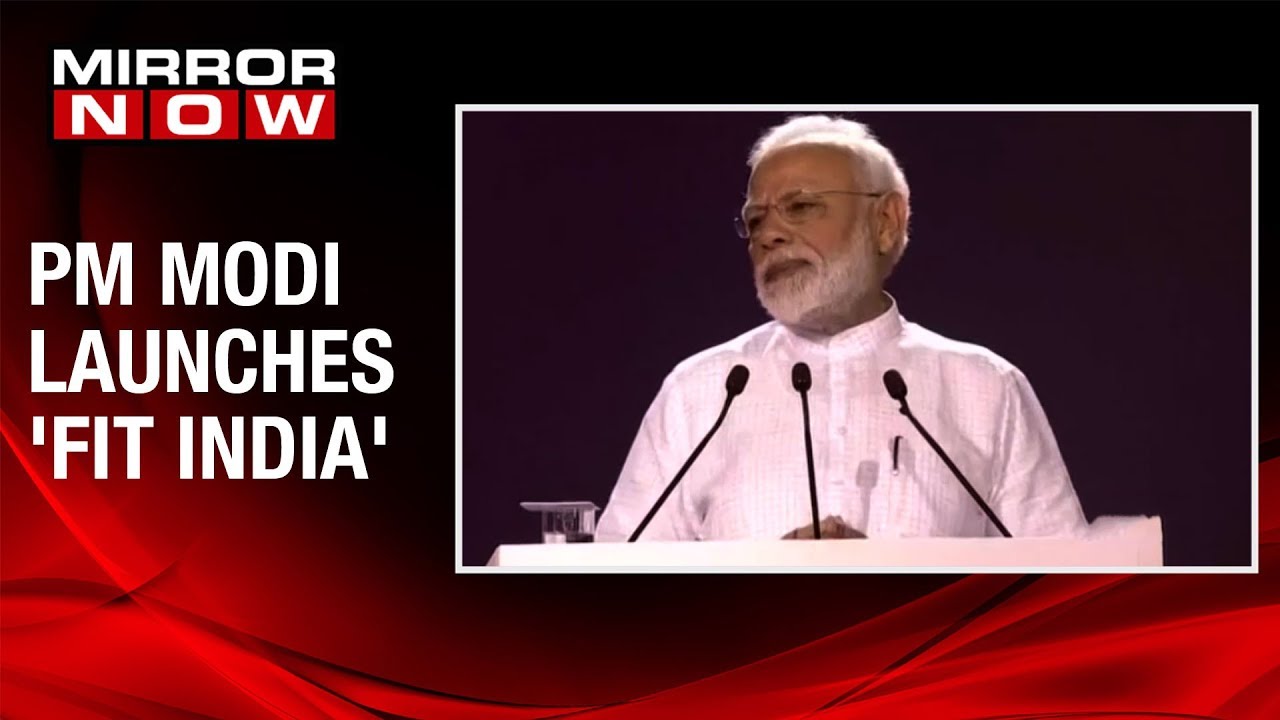 PM Narendra Modi launches 'Fit India' movement, says 'Fitness not a word, but a pledge'