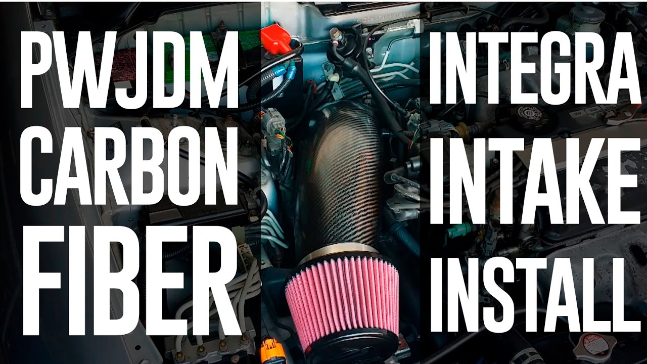 Установка воздухозаборника из углеродного волокна для JDM &mdash; Integra Restoration