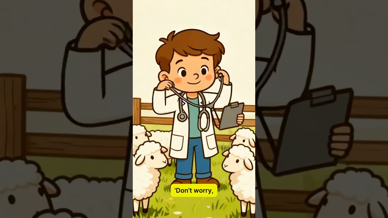 Veterinarian Bobo Visits the Farm! 🐑 Sheep Check-Up and Vaccine Day!