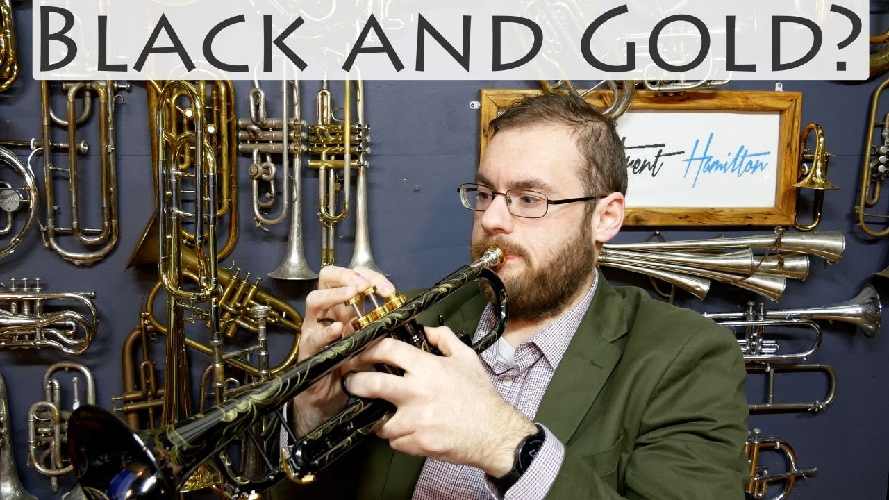 This Black and Gold Trumpet...