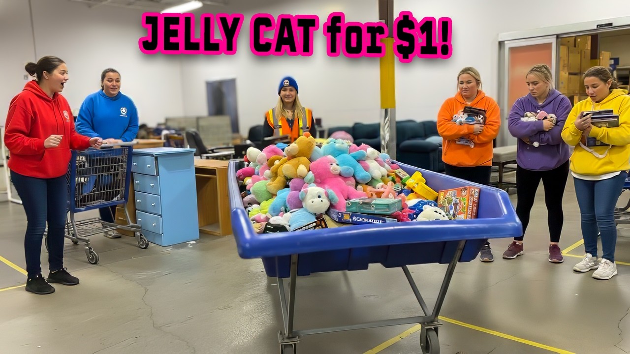 $40+ RARE JELLY CAT Was Hiding in the BINS! 🤯 HUGE Goodwill Haul!