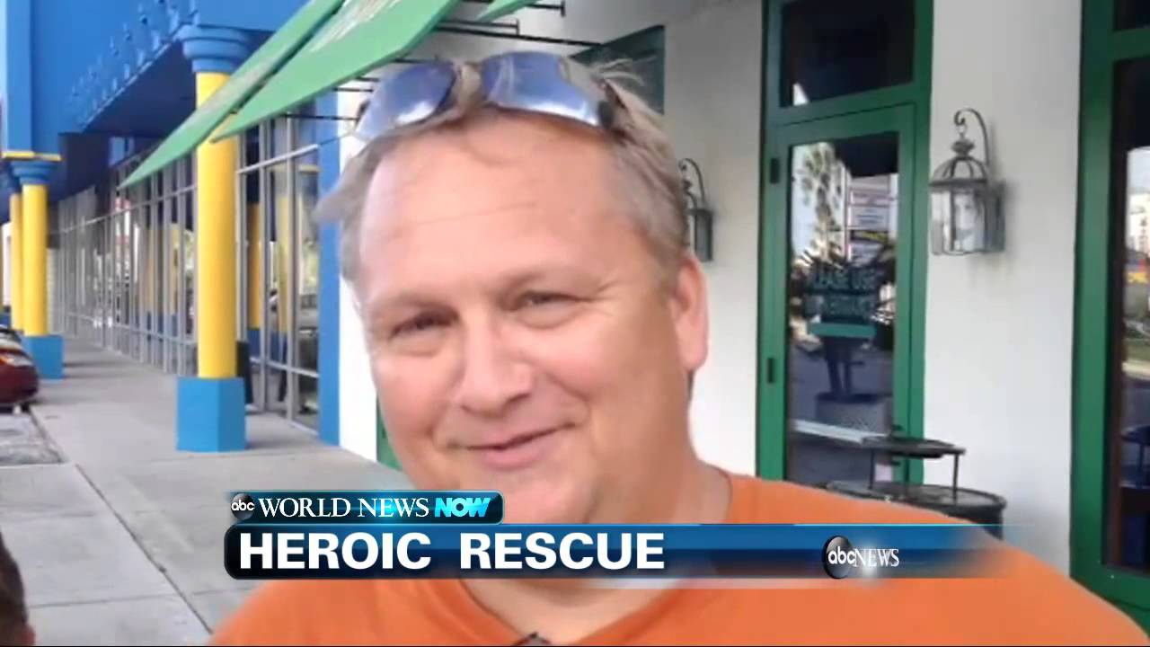 WEBCAST: BRAVE TRUCKER RESCUES WOMAN, BABY