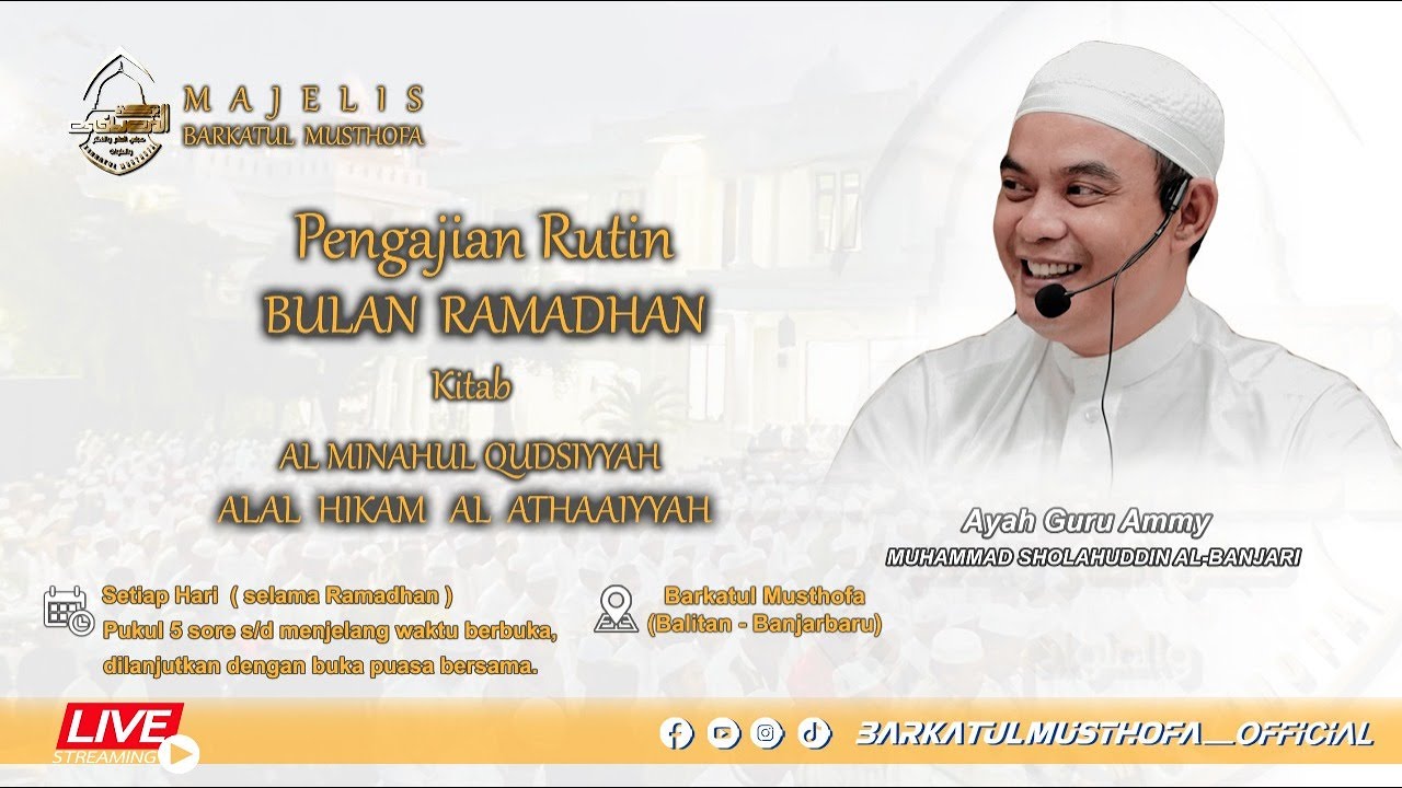 Pengajian Rutin Selama Bulan Ramadhan 1447 H ,  22  Februari  2026