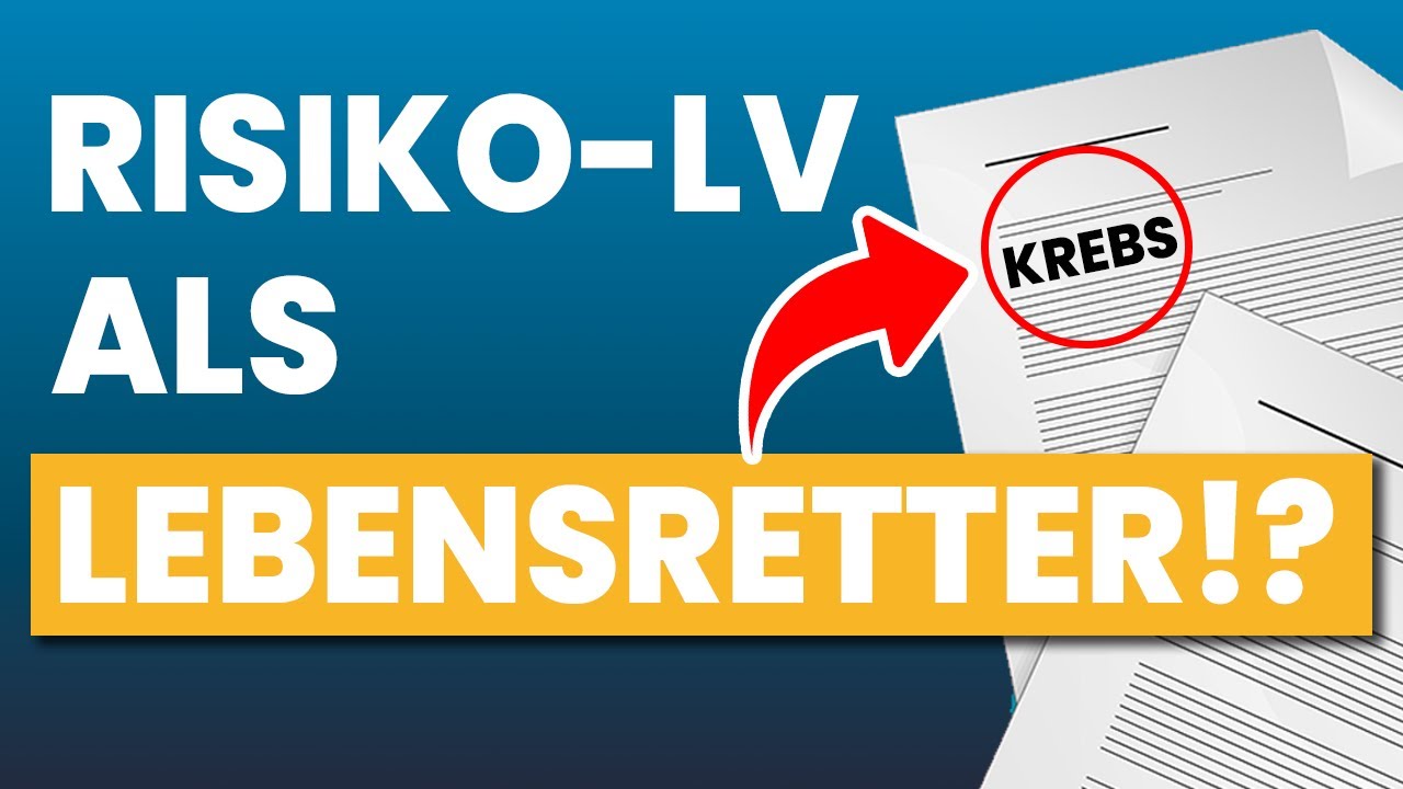 WARUM du NUR SO eine Risikolebensversicherung abschlie&szlig;en solltest! (Risiko LV)