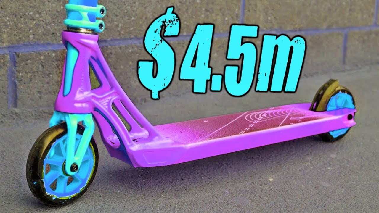 MY BRAND NEW NEON CUSTOM PRO SCOOTER