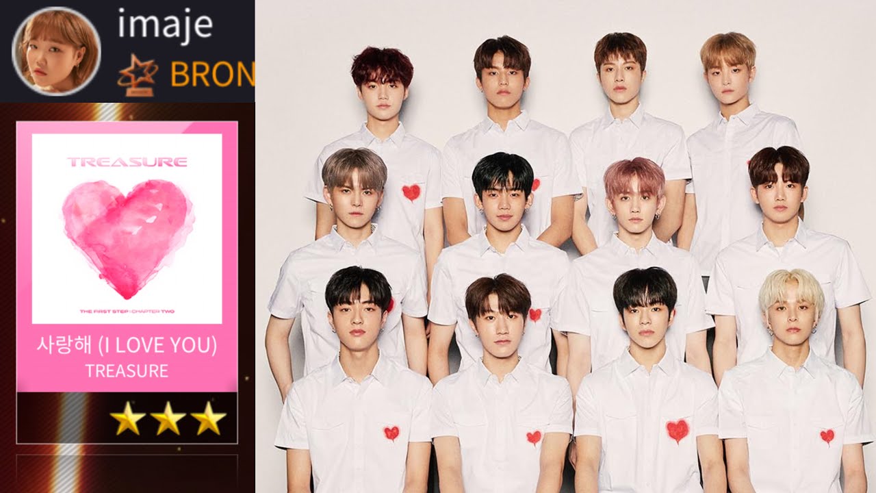 [SuperStar YG] TREASURE 'I LOVE YOU' 🥰 Hard mode 3 Stars gameplay