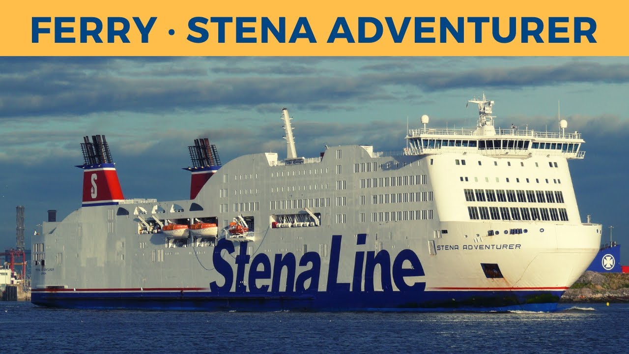 Departure of ferry STENA ADVENTURER, Dublin (Stena Line)