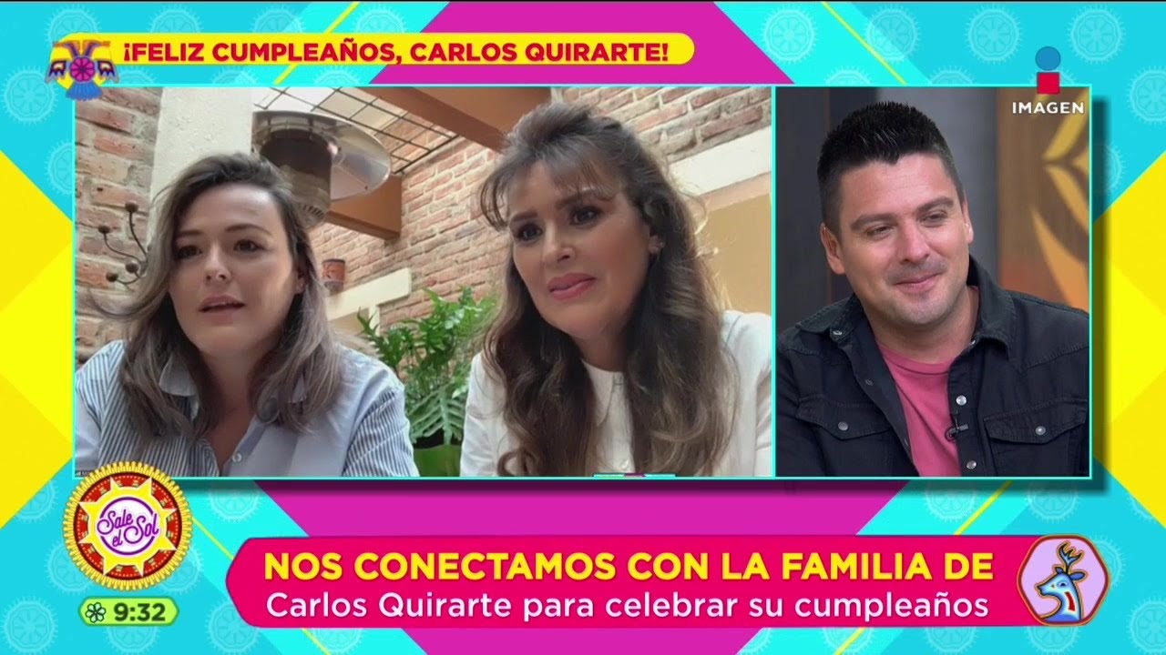¡EN VIVO,  mamá de Carlos Quirarte lo sorprende por su cumpleaños! | Sale el Sol