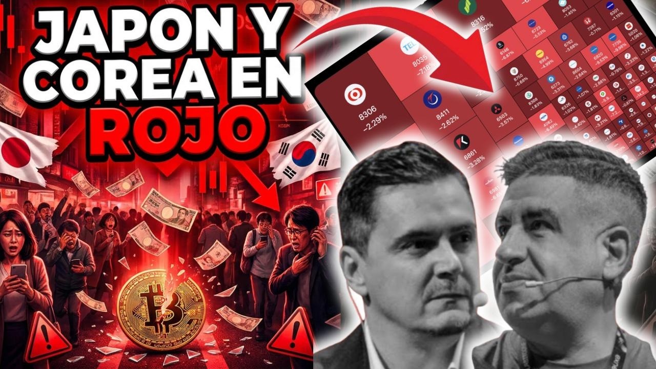 URGENTE: COLAPSA La Bolsa De Japon. BITCOIN Lo Sigue O Resiste? | EP 140