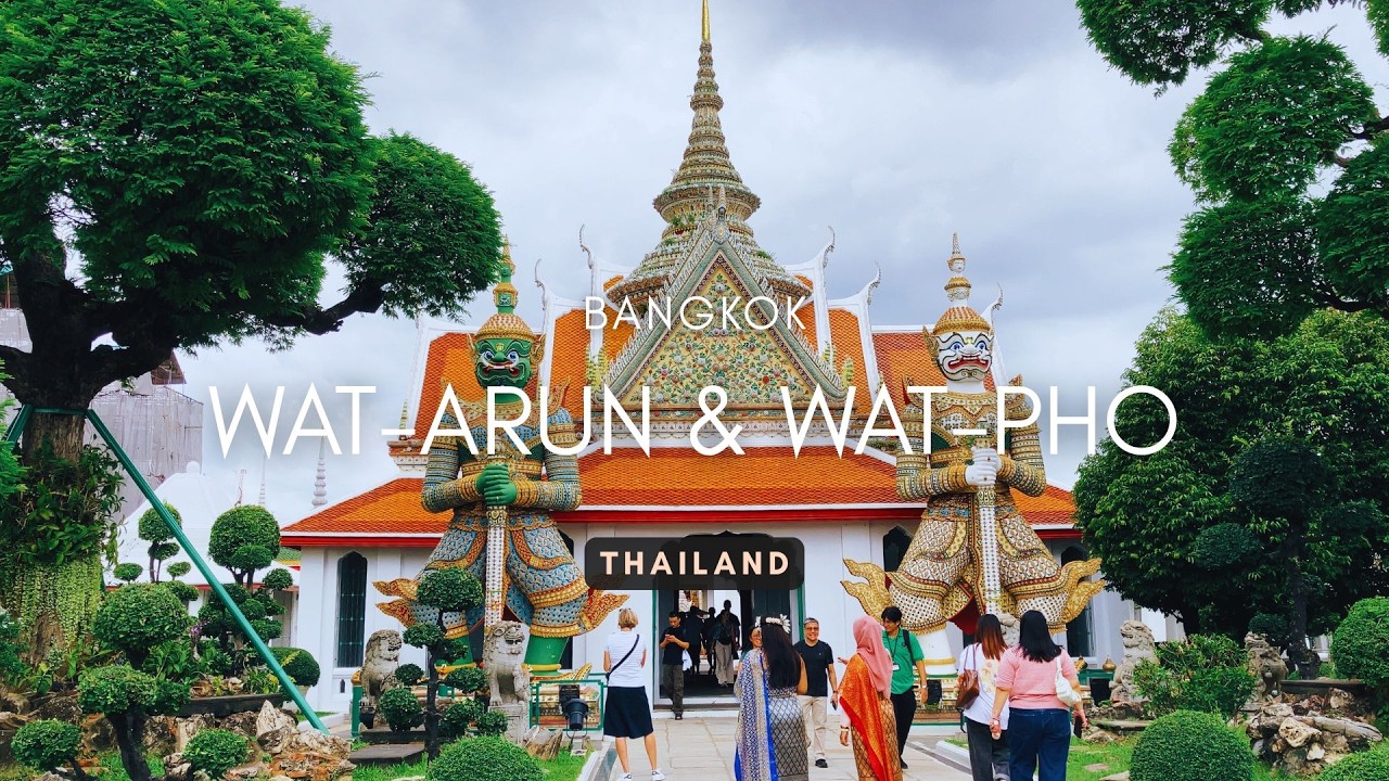 静寂のワットアルン＆ワットポー寺院 Wat-Arun & Wat-Pho Thailand