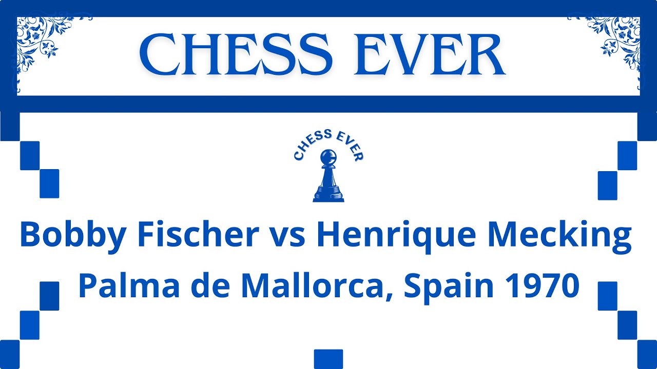 Bobby Fischer vs Henrique Mecking. Palma de Mallorca, Spain 1970